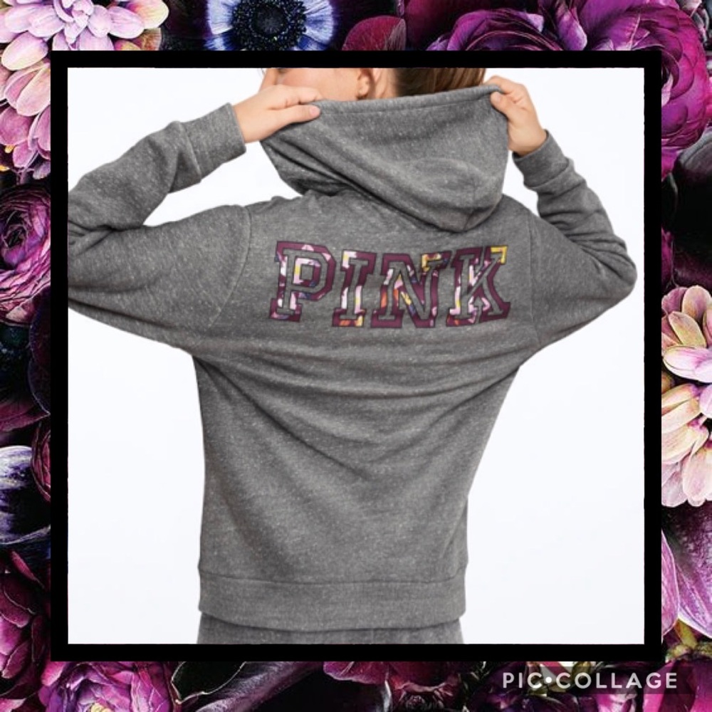 VS PINK Everyday Lounge Perfect Full-Zip Hoodie